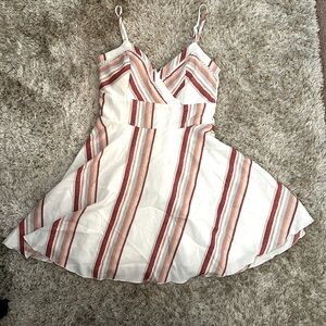 Francesca’s White Dress with color accents